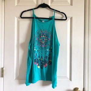 Turquoise Dream Catcher Tank